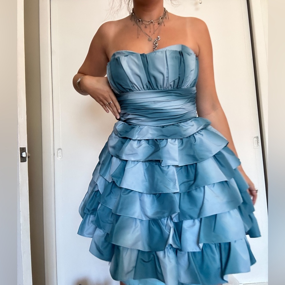 Betsey Johnson blue cupcake dress